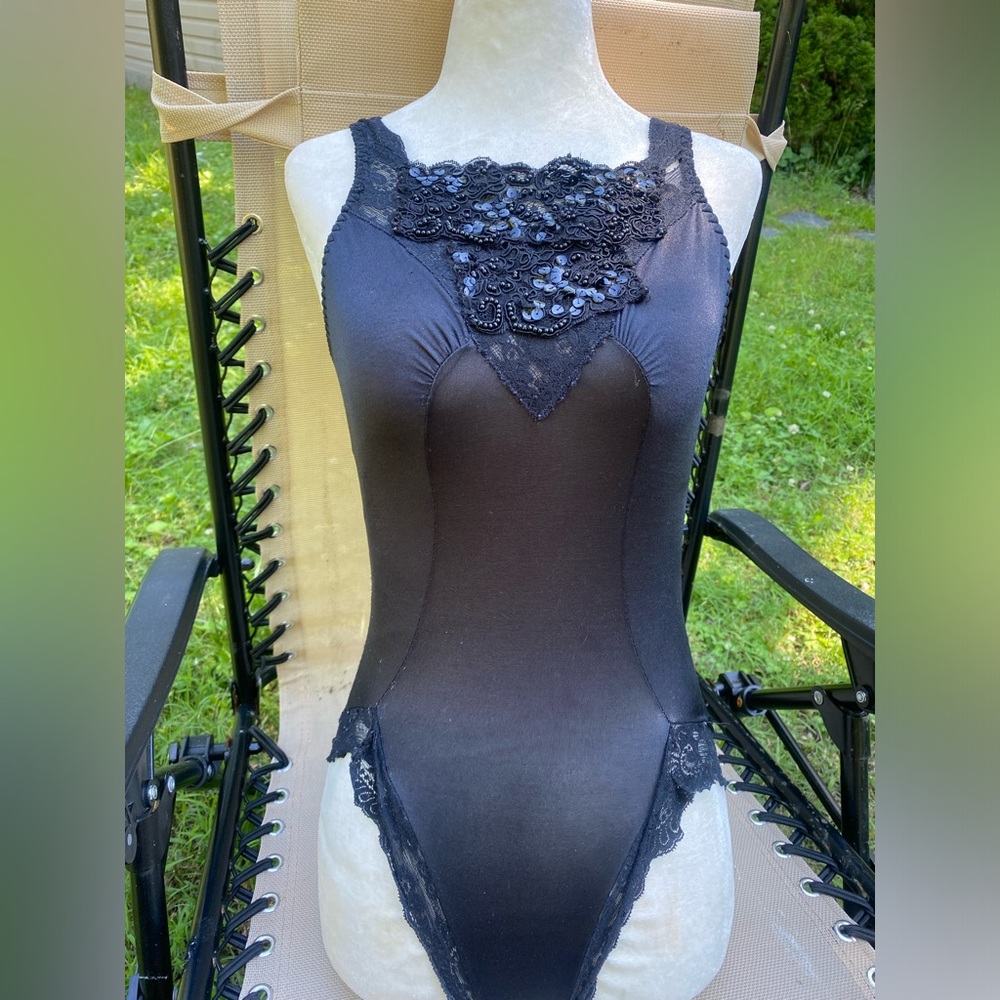 Vintage Sequined Bodysuit